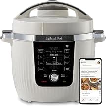 multicooker, 6 quart, rice, steam, sauté, yogurt, keep warm, bake, sous vide, app with guided recipes, family meals