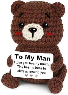 I Love You Gift for Him Boyfriend Husband, Gift for Birthday Fathers Day, to My Man Handmade Crochet, Funny Birthday Anniversary Valentine's Day for Men