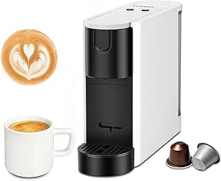 CHULUX RectoCafé Espresso Machine for Nespresso Original Capsule Pod, 20 Bar Professional Italian Pump Coffee Machine, Extra Mini Espresso Maker for Home & Office, White