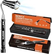 LED Magnetic Pickup Tool Gifts for Men,Telescoping Magnet Flashlight, Cool Gadget Fathers Day Dad Gifts for Men, Dad, Father, Handyman, Husband, Boyfriend or Women