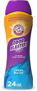 ARM & HAMMER Odor Blasters Laundry Scent Booster, Fresh Burst Scent, 24 Oz | In-Wash Laundry Fragrance, No Heavy Perfumes, No Dyes, No Parabens, Laundry Additive