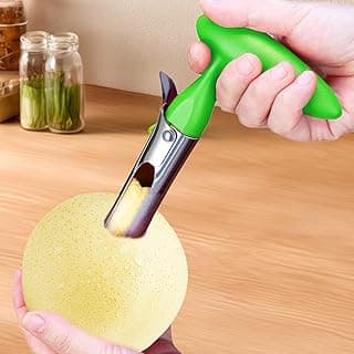 Premium Apple Corer Tool - Ultra Sharp, Stainless Steel, Serrated Blades for Easy Coring - Easy to Use & Clean, Durable Corer Remover for Baking & More