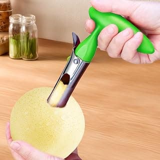 Premium Apple Corer Tool - Ultra Sharp, Stainless Steel, Serrated Blades for Easy Coring - Easy to Use & Clean, Durable Corer Remover for Baking & More