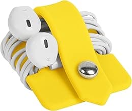 Price Drop: Portable Electronic Device Cover Cord Organizer for Earphones, Yellow