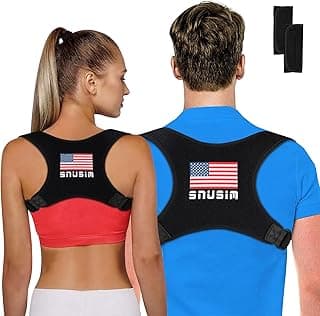 Posture Corrector Upper Back Brace Neck Shoulder Back Support Brace Pain Relief Belt for Women Men Braces Spine Straightener Breathable