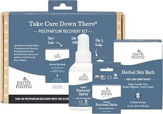 Take Care Down There Trifecta with Organic Perineal Balm, Sitz Bath & Herbal Peri Spray, Set