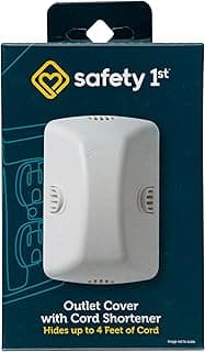 Safety 1st Outlet Cover with Cord Shortener for Baby Proofing