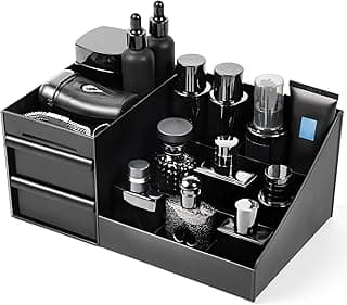 EXIN DECHEN Cologne Organizer for Men, Cologne Stand, Room Decor for Men | Perfume Organizer, Bathroom Organizer, Bathroom Sink Organizer, Dresser Organizer, Mens Essentials, Birthday Gifts for Men