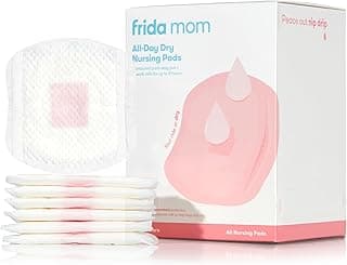 Frida Mom Disposable Nursing Pads, Ultra Absorbency, Soft Texture, 60ct | Soft Texture, Breastfeeding Essential for New & Nursing Moms, Reliable Leak Protection