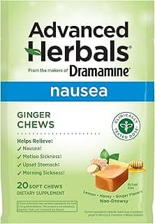 From the Makers of Dramamine, Non-Drowsy, Morning Sickness Relief & Motion Sickness Relief During Travel, Soft Chews