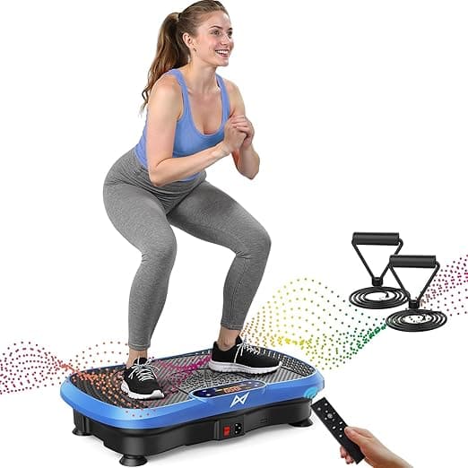 Amazon Deal Alert: AXV Vibration Plate Fitness Platform Exercise Machine Vibrating Shaking Full Body Shaker Workout Vibrate Stand Shake Board Sport Gym for Weight Loss Fat Burner for Women Men