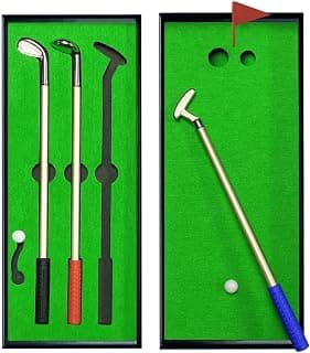 Funny Golf Gifts for Golfers, Boss & Coworkers, Office Desk Toy, Stocking Stuffers, Stress Relief Gadget, Golf Pens Game