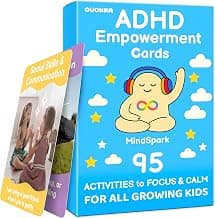 QUOKKA ADHD Tools for Kids – Emotional Regulation Tools for Kids in a Fun Flashcards Deck – Big Feelings Support, Focus Activities, Social Skills & Impulse Control Cards for Home or Classroom