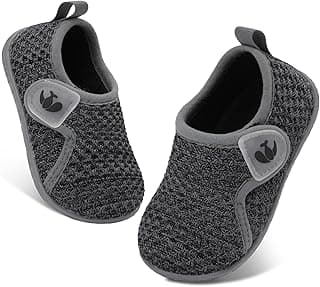 Baby Boys Girls First Walking Shoes Infant Sneakers Crib Shoes Breathable Lightweight Slip On Shoes