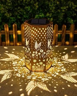 Eandisom Birthday Gifts for Women Solar Lanterns Outdoor Waterproof | Hummingbird Hanging Solar Lights Outside for Yard, Patio, Garden Decor, Mothers Day Gifts for Mom Grandma