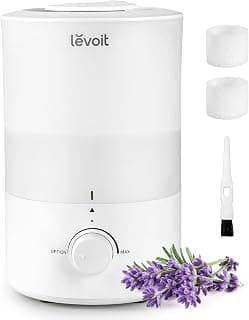 Top Fill/25Watt - Home/Large Room - 360° Nozzle - Rapid Ultrasonic Humidification for Baby Nursery/Plant