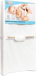 GREENGUARD Gold Certified, Water-Resistant, Ultra-Soft Buckle Cover, Fits Most Standard Changing Toppers, Non-Skid Bottom