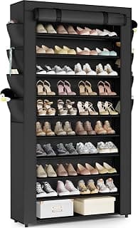 for 50-55 Pairs of Shoes, Shoe Organizer for Entryway, Closet