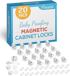 Children Proof Cupboard Drawers Latches - Child Safety Adhesive Lock Easy Installation