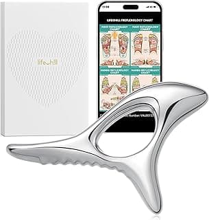 lifechill Trigger Point Massage Tools Pain Relief Deep Tissue, FSA Eligible | Metal Gua Sha Fascia Release Tools, Muscle Scraper Acupressure Tool for Pressure Point Massage, Lymphatic Drainage Massager