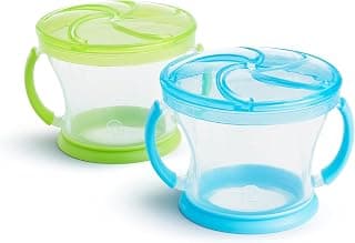 Munchkin Snack Catcher Snack Containers for Kids, No Spill, 2 Pack