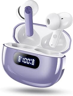 Wireless Earbuds, 2025 New Bluetooth 5.3 Headphones with LED Power Display, HiFi Stereo Deep Bass 48H Playtime 4 ENC Noise Cancelling Mic, in Ear Earphones IP7 Waterproof for Sport Walk