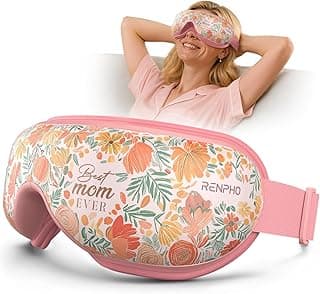RENPHO Eyeris 1 Eye Massager with Heat, Perfect Relaxation & Birthday Gifts for Women, Wife, Mom, Massaging Eye Mask for Eye Care, Dry Eyes & Head Tension