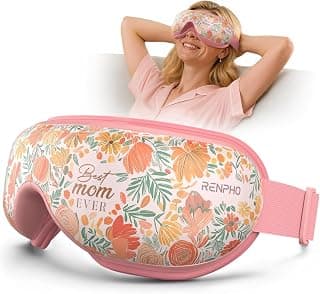 Vibration Massage for Head Tension, Eye Strain, Dry Eyes & Dark Circles, FSA Eligible HSA, Flowers