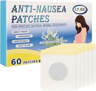 Pregnancy Nausea Relief,60 Pcs Natural Fast-Acting Anti Nausea Patch for Pregnant Women,Morning Sickness Relief Patches Anti Nausea Pregnancy, 10-15 Minutes for Fast Effects