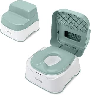 Ingenuity Prepare to Potty 3-in-1 System - Potty Training Toilet, Topper, Step Stool, Easy Setup, for Toddlers Ages 18 Months+