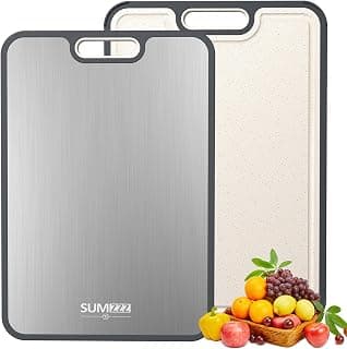 Food Grade Materials, Separate Prep Surfaces for Raw & Cooked Food, Odor Resistant, Easy to Clean, Durable Kitchen Essential