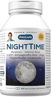 3mg Melatonin with 5-HTP, Ashwagandha & five calming botanicals. Designed for restful sleep without morning grogginess.