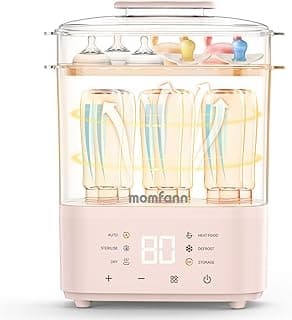 Back in Stock Alert: Bottle Sterilizer and Dryer, All-in-One Electric Steam Sterilizer Bottle Sanitizer for Baby Bottles, Pump Parts Accessories Newborn Essential Bottle Warmer for Breastmilk & Thaw (Pink)
