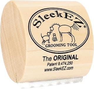 SleekEZ Cat Brush for Shedding - Deshedding Brush for Cats - Patented Grooming Tool for Removing Loose Fur, Undercoat & Hair - Made in USA - Works on Short, Medium & Long Coats