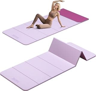 Fitness Exercise Mats, Non-Slip Foldable Yoga Mat, High Density, Portable for Men & Women, Yoga, Pilates, Home Gym