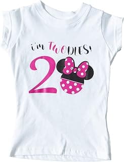 Luke and Lulu Birthday Girl Shirt – 2nd Birthday Outfit Girl – Toddler & Kids 2 Year Old Outfit – Cute Ears & Bow Design