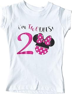 Luke and Lulu Birthday Girl Shirt – 2nd Birthday Outfit Girl – Toddler & Kids 2 Year Old Outfit – Cute Ears & Bow Design
