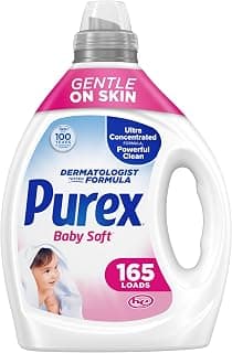 Ultra-concentrated formula, dye-free and hypoallergenic, gentle on skin, ideal for baby clothing