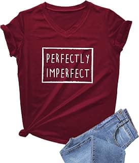 Womens Causal Short Sleeve V-Neck T-Shirt Graphic Tees