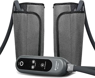 QUINEAR Air Compression Leg Massager for Circulation & Pain Relief, Calf Massagers with 2 Modes & 3 Intensities, Sequential Compression Device (SCD) for RLS, Edema, FSA-HSA - Ideal Gift
