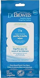 Disposable Wipes Safely Clean Bottles and Pacifiers, Hypoallergenic for Sensitive Skin