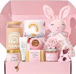 iAOVUEBY New Mom Gifts & Baby Girl Gifts, Baby Shower Gifts for Mom to Be, Pregnancy Gifts for Expecting Mom, First Time Mother's Day Gift for New Mom, Pregnancy Gifts for Women and Baby