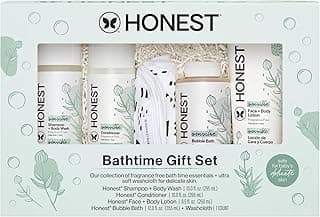The Honest Company Bathtime Gift Set, Hypoallergenic, Fragrance-Free