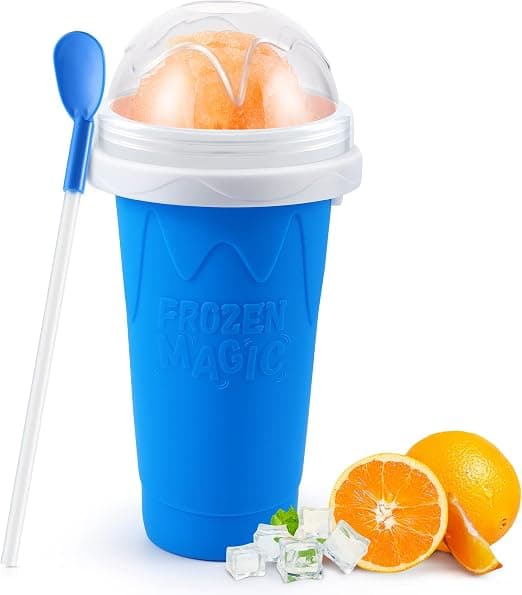 RELPOM Slushie Cup, Funny Slushy Maker Cups, Cool Stuff Things Gadgets, Stocking Stuffers White Elephant Gifts Easter Party Favors, Christmas Gifts for Boys Girls Teens Students