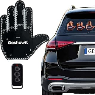 Car Accessories for Men, Car Finger Light with Remote - Give The Wave & Love to Drivers - Ideal Gift Car Accessory, Truck Accessories, Finger Flicker Car Led Signs for Men and Women