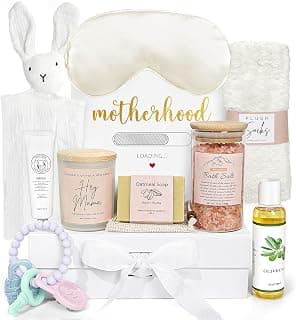 New Mom Gifts, 11PCS New Mom Care Package After Baby, Baby Shower Gifts for Mommy To Be, Gift For Expecting Mother, Pregnancy Gift Basket Essentials, First Time Mothers Day Birthday Gift for Women