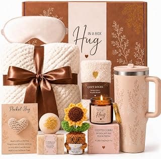After Surgery Care, Luxury SPA Inspirational Thinking of You Sympathy Thank You Gift Set for Mom Her Friend Sister