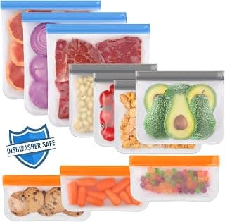 BPA-Free, Food-Grade Material, Leakproof, Extra Thick, Double-Seal, for Marinating Meats, Lunch, Sandwich, Snack, Travel