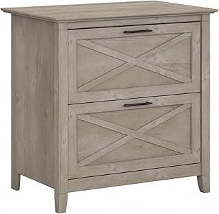 Budget Find You Need: Bush Home Key West 2 Drawer Lateral File Cabinet in Washed Gray, Document Storage for Home Office, Accent Chest with Drawers