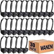 Kids Headphones Bulk 30 Pack for School Classroom Students Children Toddler Boys Girls Teen Adults